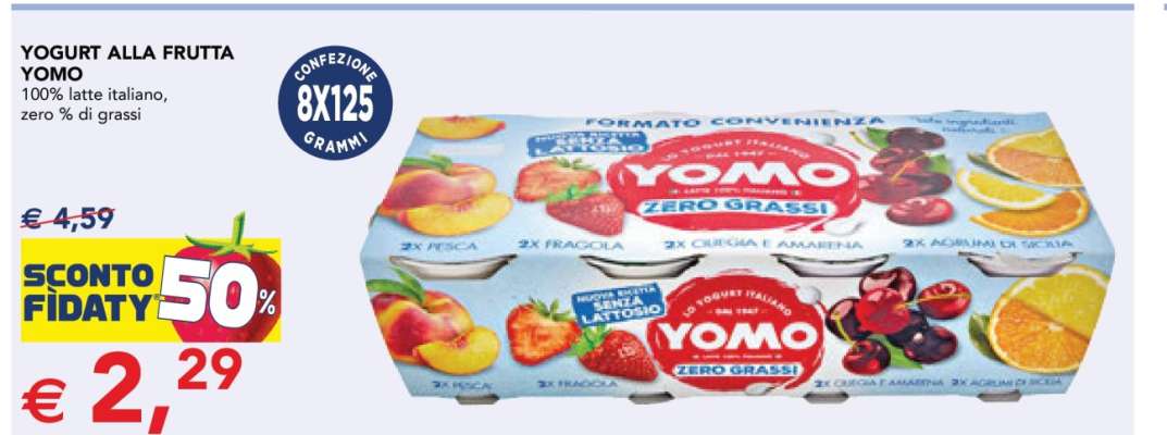 YOGURT ALLA FRUTTA YOMO