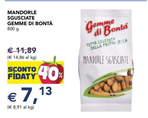 Mandorle Sgusciate Gemme di Bontà