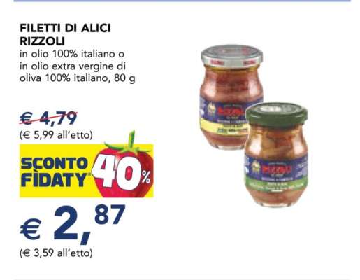 Filetti di Alici Rizzoli