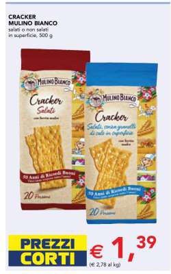 Cracker Mulino Bianco