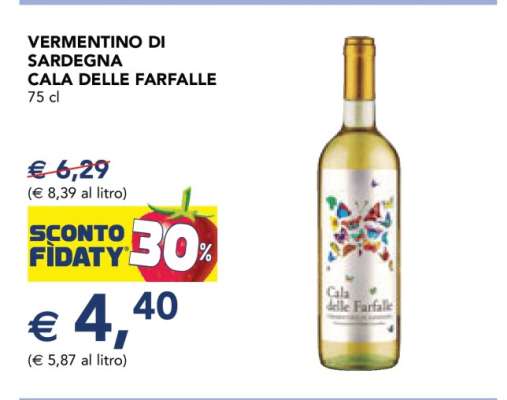 Vermentino di Sardegna Cala delle Farfalle