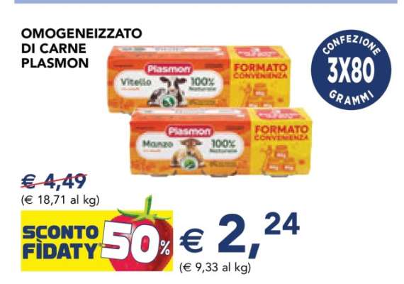 Omogeneizzato di Carne Plasmon