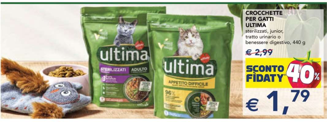 Crocchette per Gatti Ultima