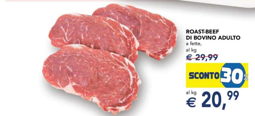 Roast Beef di Bovino Adulto