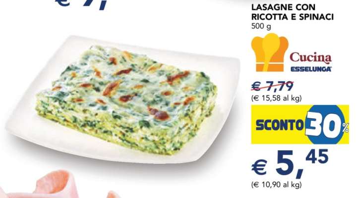 Lasagne con Ricotta e Spinaci