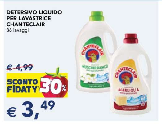 DETERSIVO LIQUIDO PER LAVATRICE CHANTECLAIR