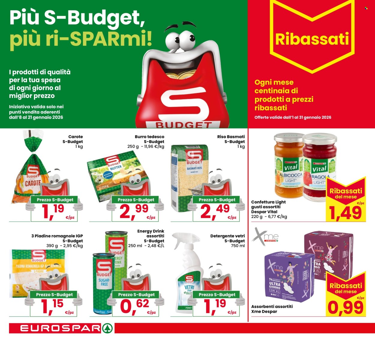 Volantino Eurospar - 8/1/2026 - 21/1/2026. Pagina 4