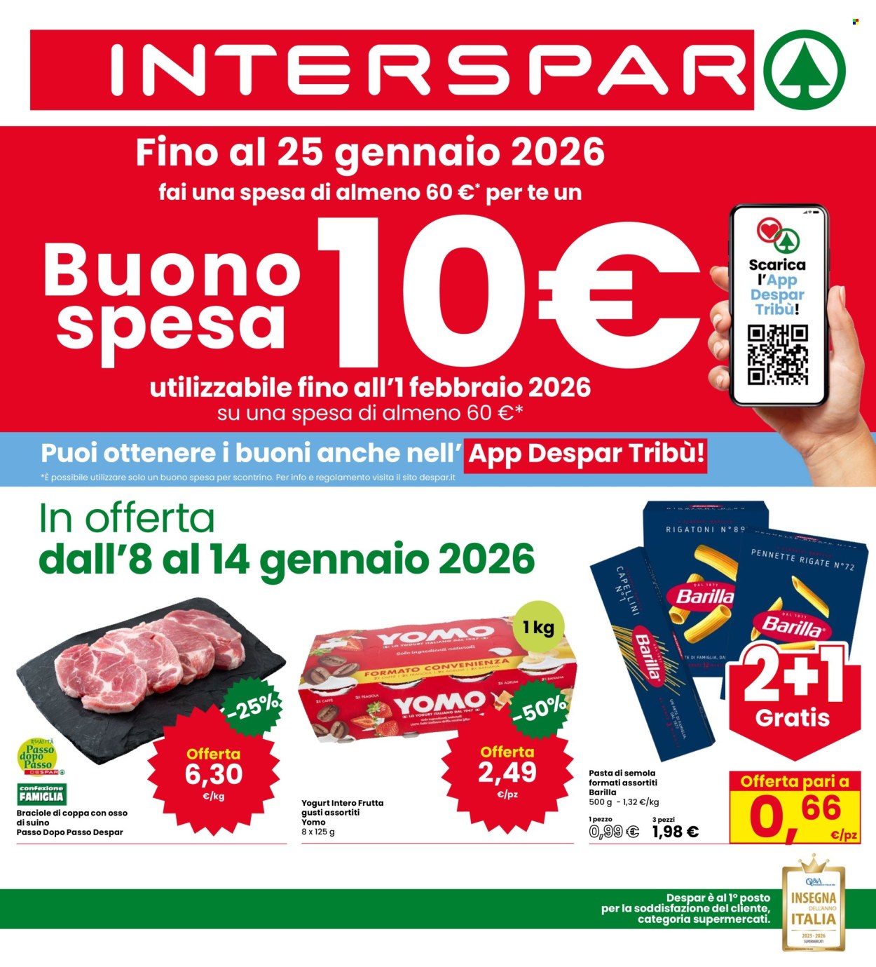 Volantino Interspar - 8/1/2026 - 14/1/2026. Pagina 1