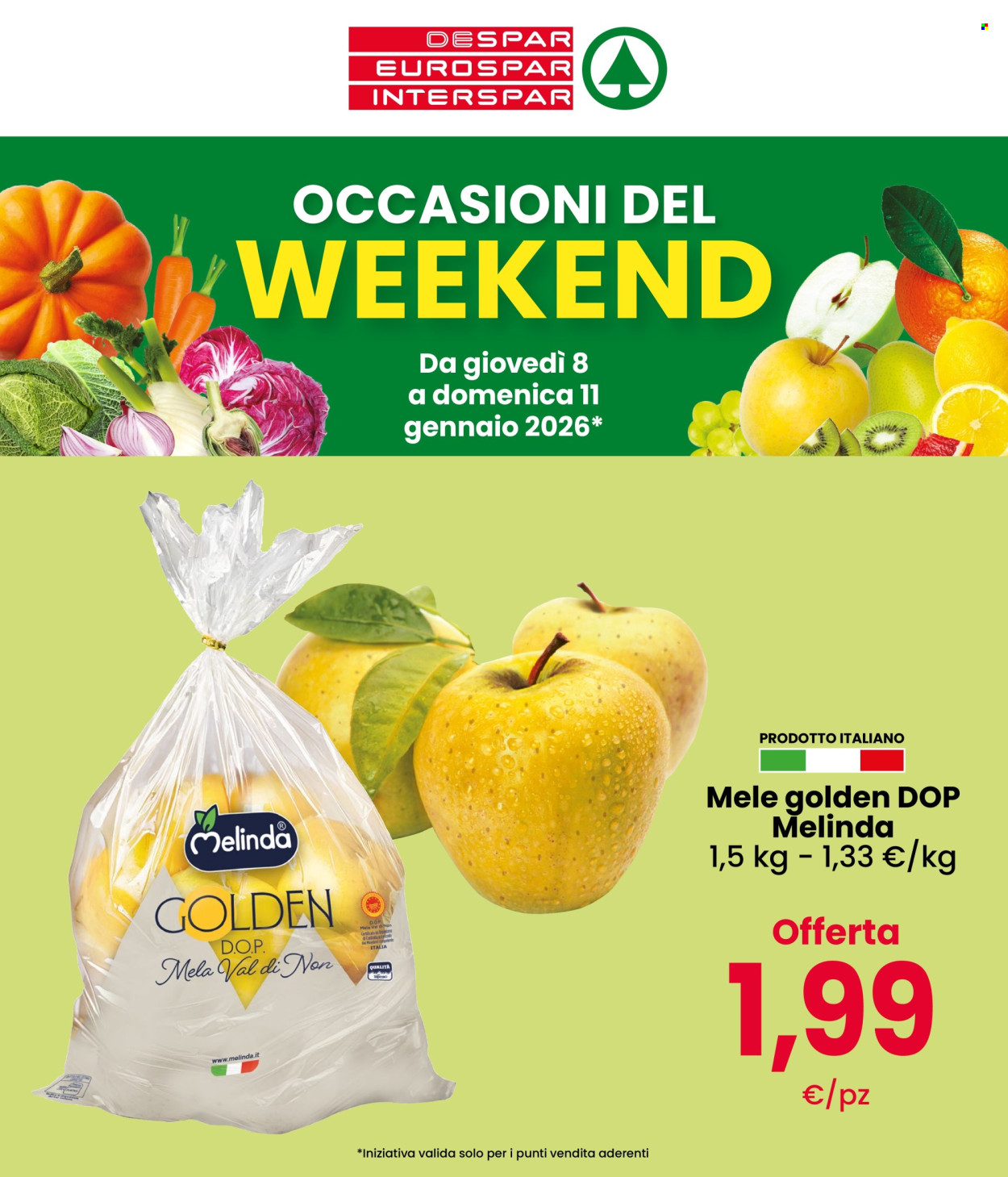 Volantino Interspar - 8/1/2026 - 11/1/2026. Pagina 1