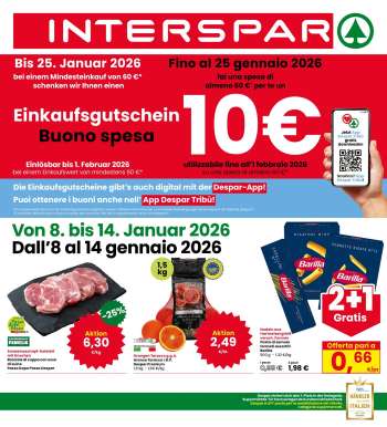 Volantino Interspar - 8/1/2026 - 14/1/2026.