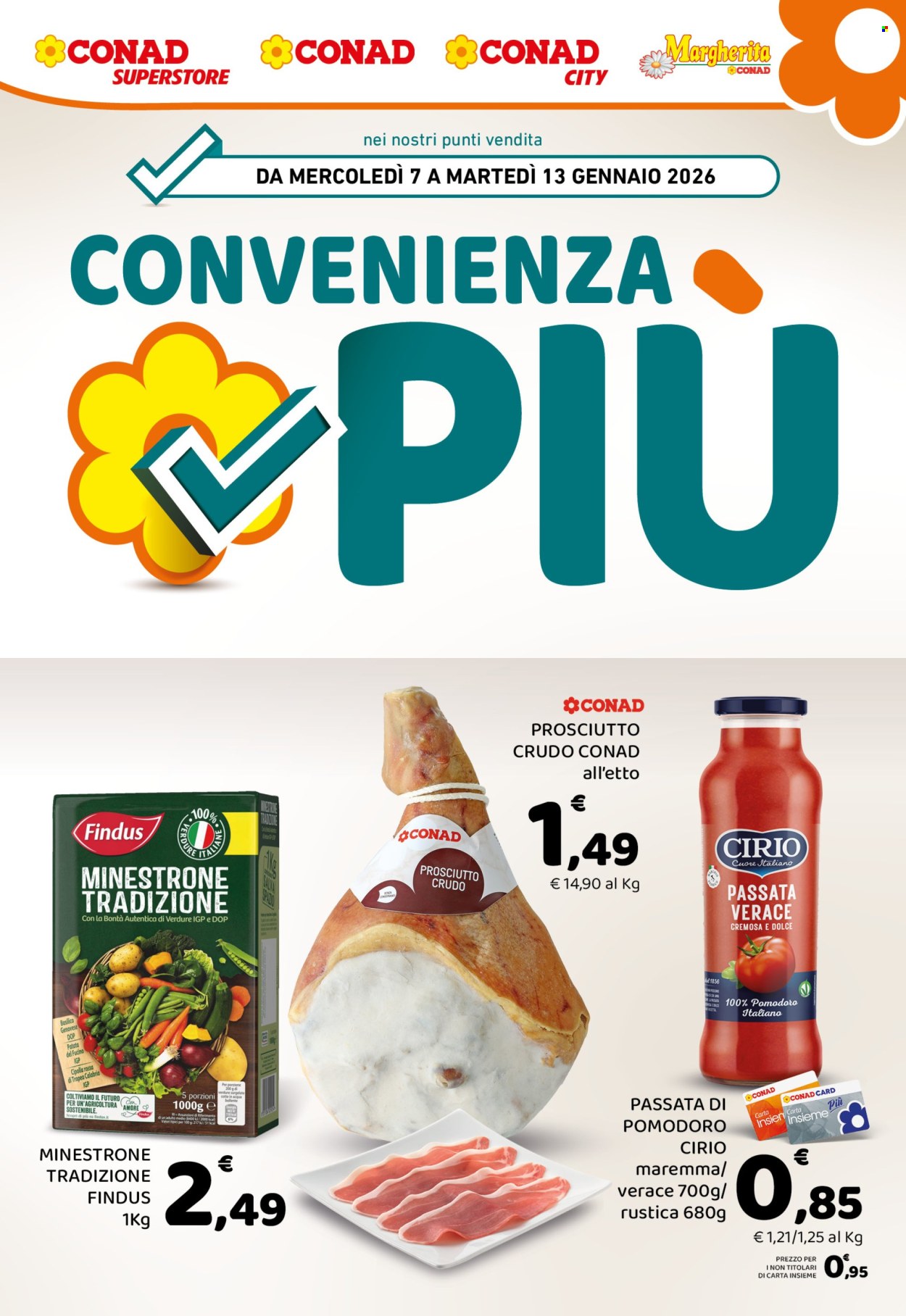 Volantino Conad - 7/1/2026 - 13/1/2026. Pagina 1