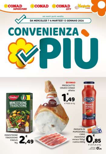 Volantino Conad - 7/1/2026 - 13/1/2026.