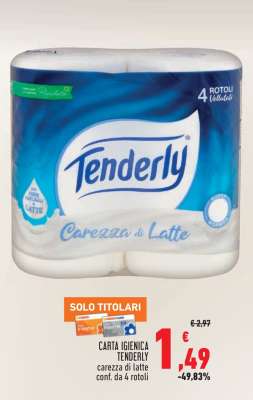 CARTA IGIENICA TENDERLY