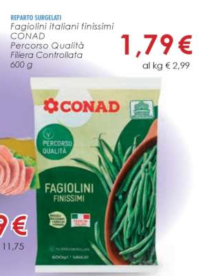 Fagiolini italiani finissimi CONAD