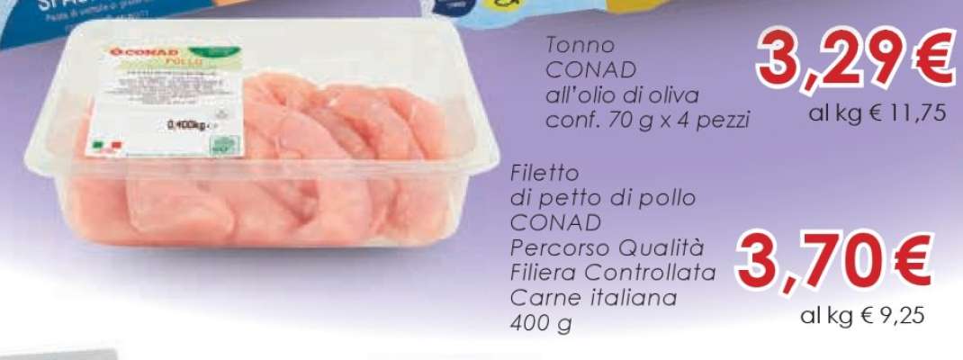 Filetto di petto di pollo CONAD