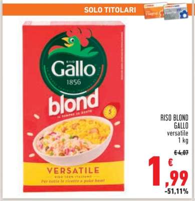 Riso Blond Gallo