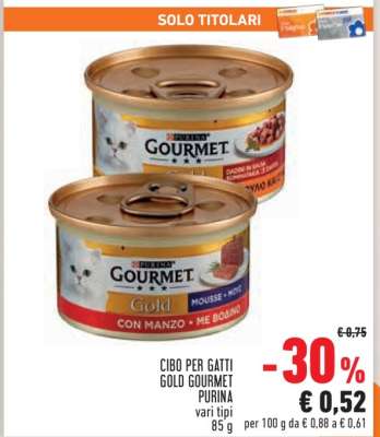 Cibo per gatti Gold Gourmet Purina