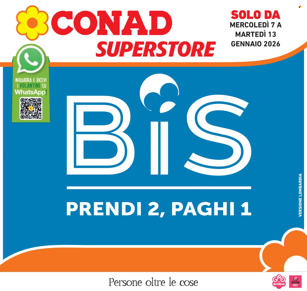 Volantino Conad Superstore - 7/1/2026 - 13/1/2026. Pagina 1
