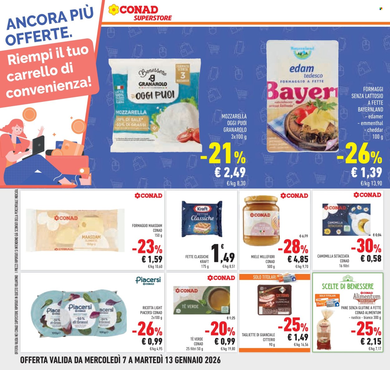 Volantino Conad Superstore - 7/1/2026 - 13/1/2026. Pagina 24