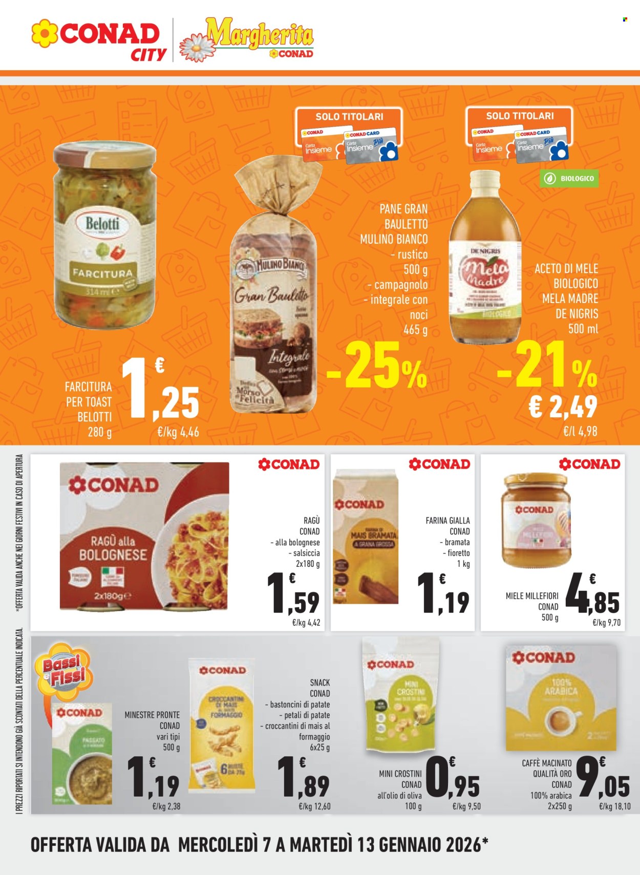 Volantino Margherita Conad - 7/1/2026 - 13/1/2026. Pagina 6