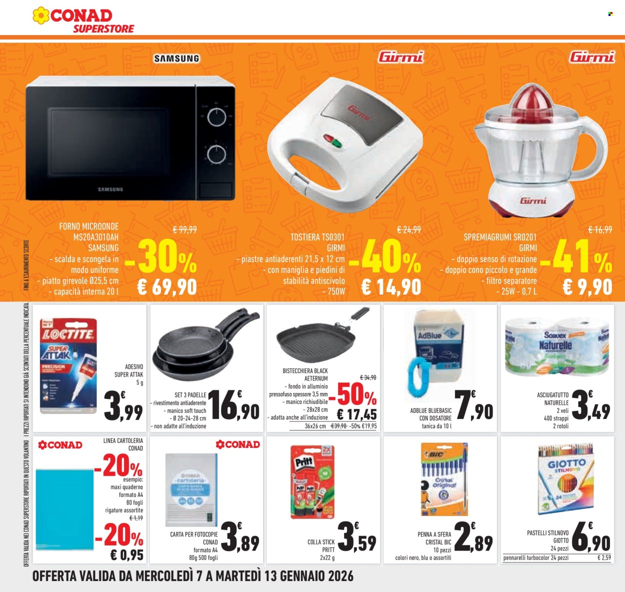 Volantino Conad Superstore - 7/1/2026 - 13/1/2026. Pagina 14