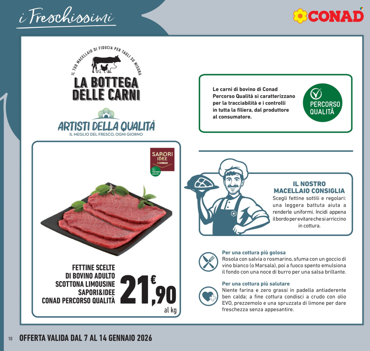 Volantino Conad - 7/1/2026 - 14/1/2026. Pagina 10
