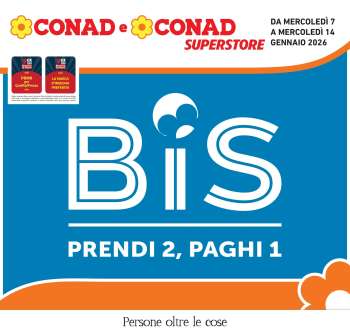 Volantino Conad Superstore - 7/1/2026 - 14/1/2026.