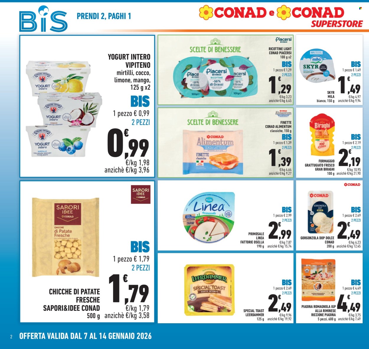 Volantino Conad Superstore - 7/1/2026 - 14/1/2026. Pagina 2