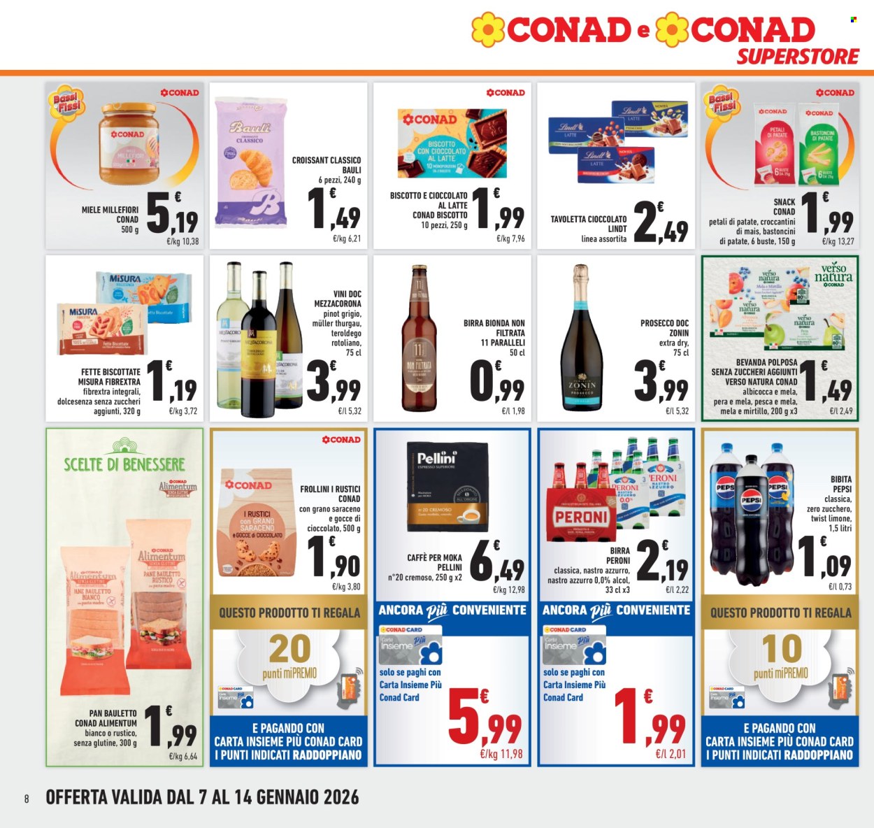 Volantino Conad Superstore - 7/1/2026 - 14/1/2026. Pagina 8