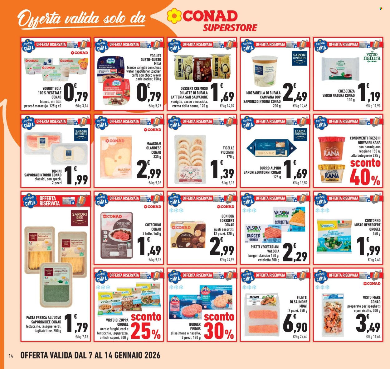 Volantino Conad Superstore - 7/1/2026 - 14/1/2026. Pagina 14