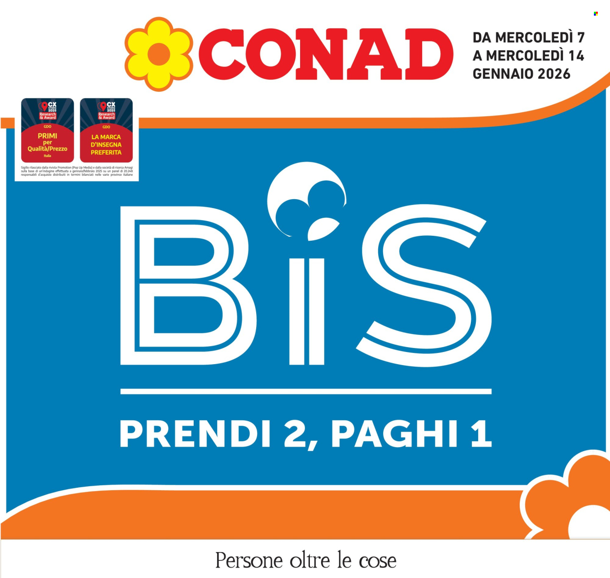 Volantino Conad - 7/1/2026 - 14/1/2026. Pagina 1