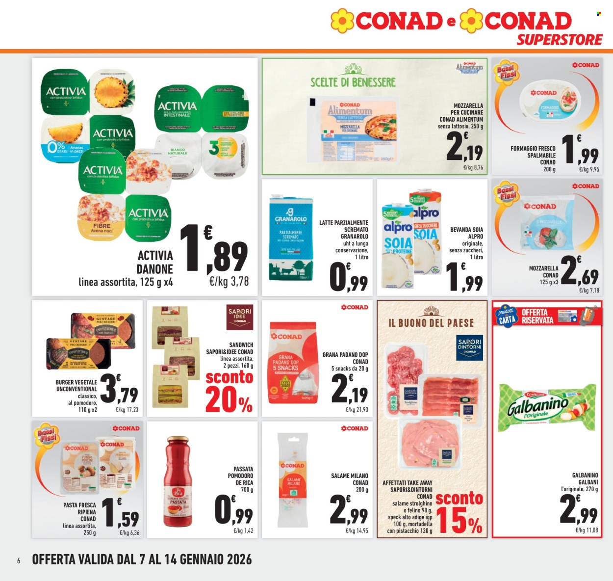 Volantino Conad Superstore - 7/1/2026 - 14/1/2026. Pagina 6