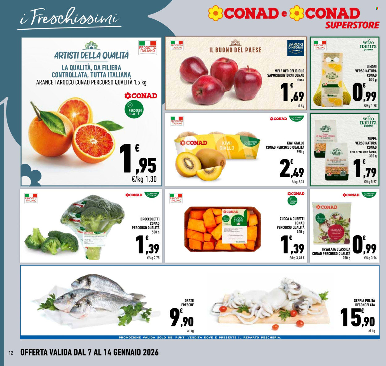 Volantino Conad Superstore - 7/1/2026 - 14/1/2026. Pagina 12