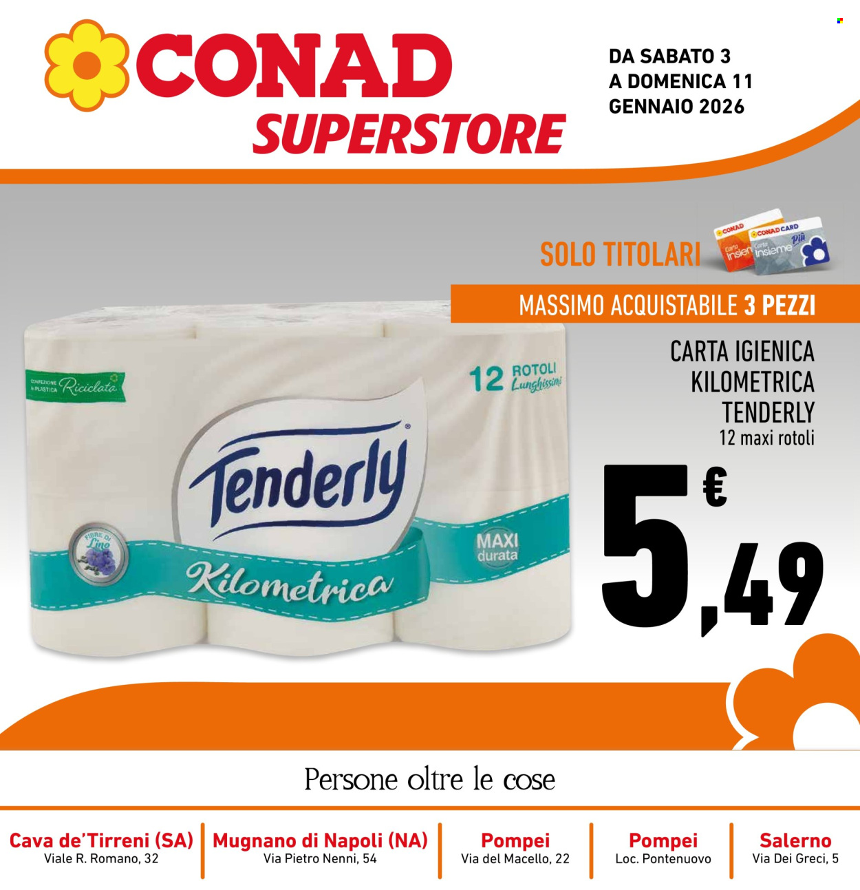 Volantino Conad Superstore - 3/1/2026 - 11/1/2026. Pagina 1