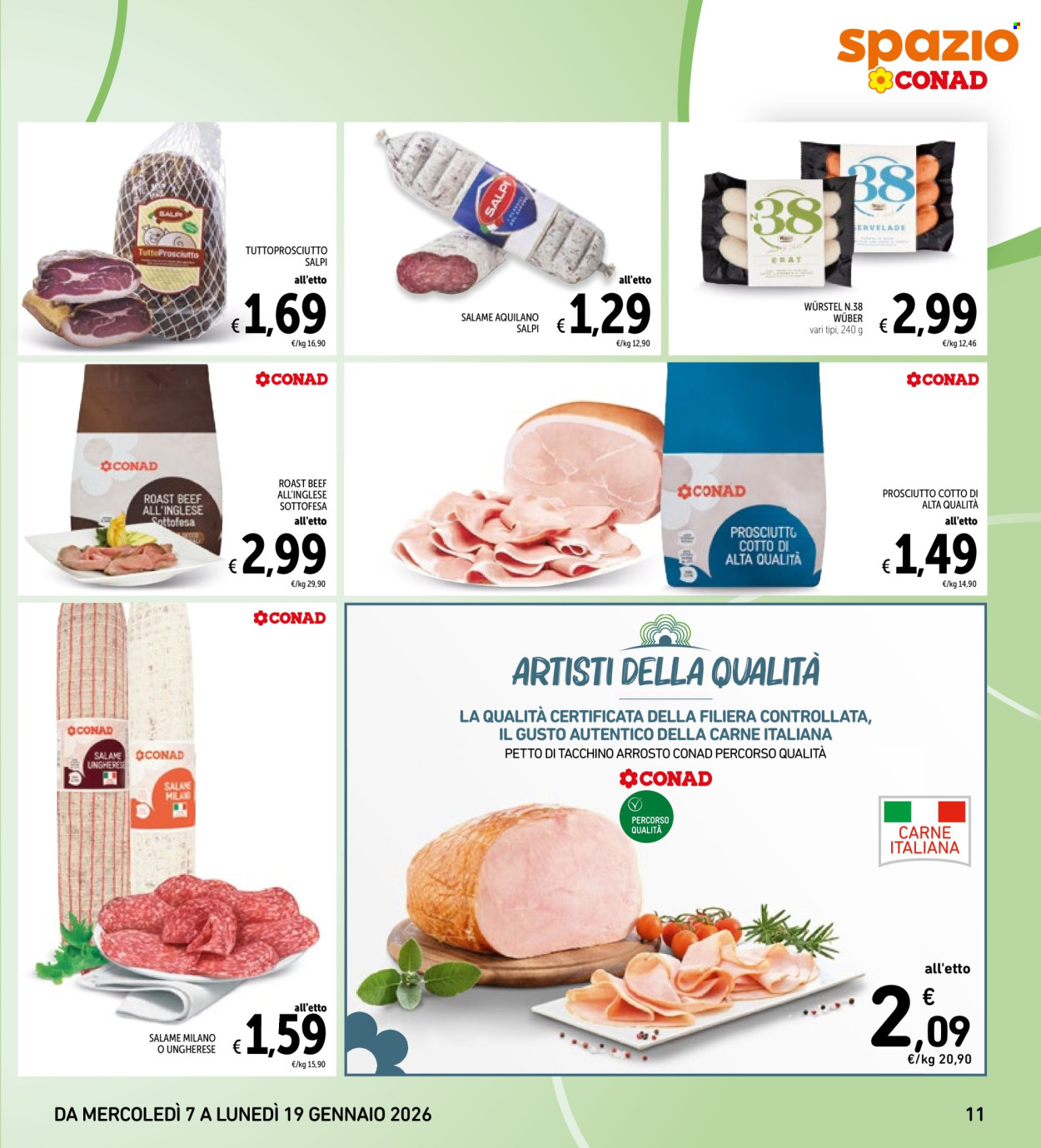 Volantino Spazio Conad - 7/1/2026 - 19/1/2026. Pagina 11