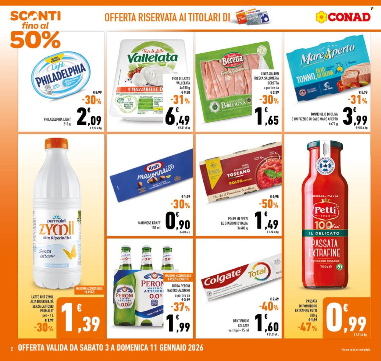 Volantino Conad - 3/1/2026 - 11/1/2026. Pagina 2
