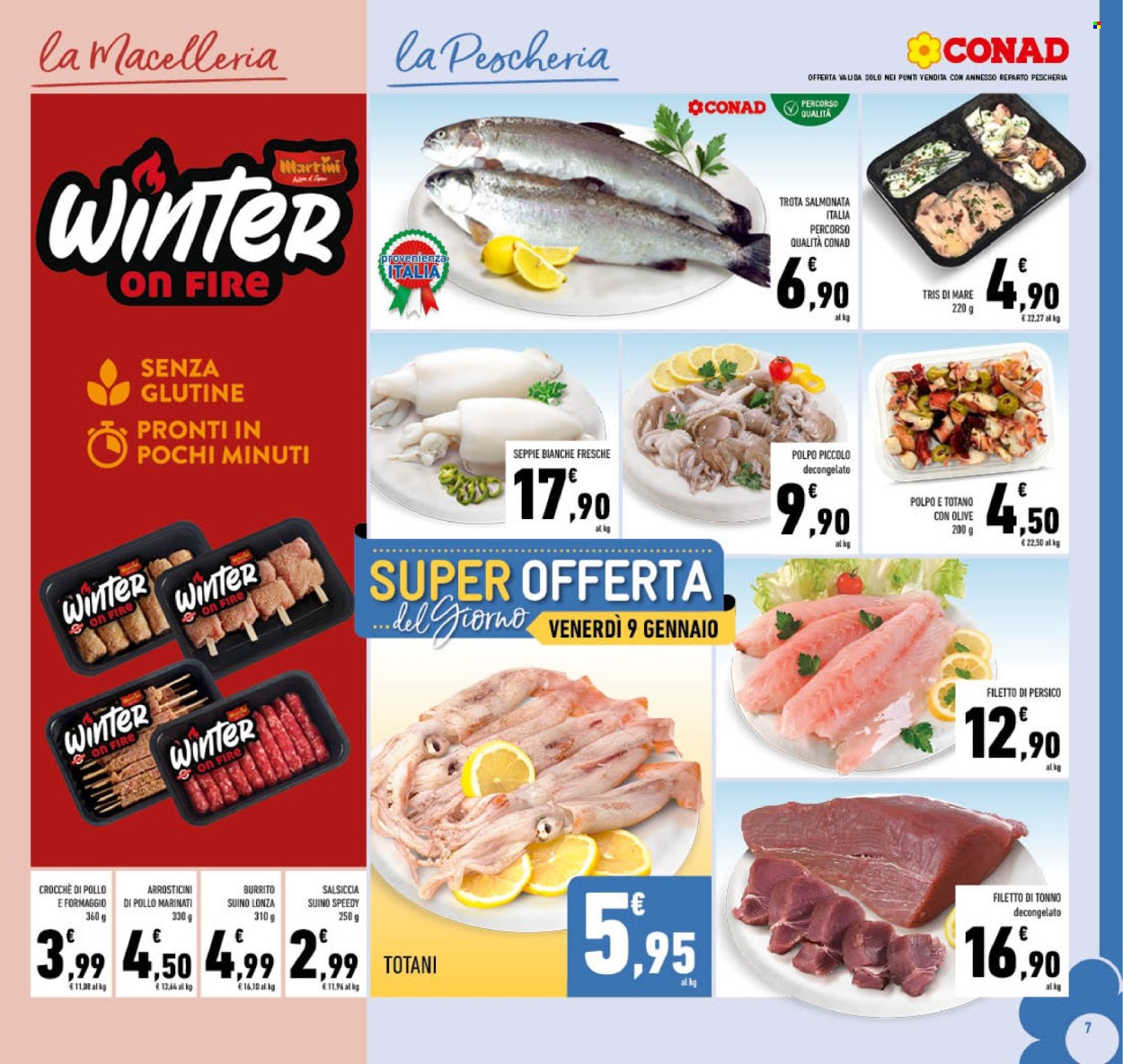 Volantino Conad - 3/1/2026 - 11/1/2026. Pagina 7