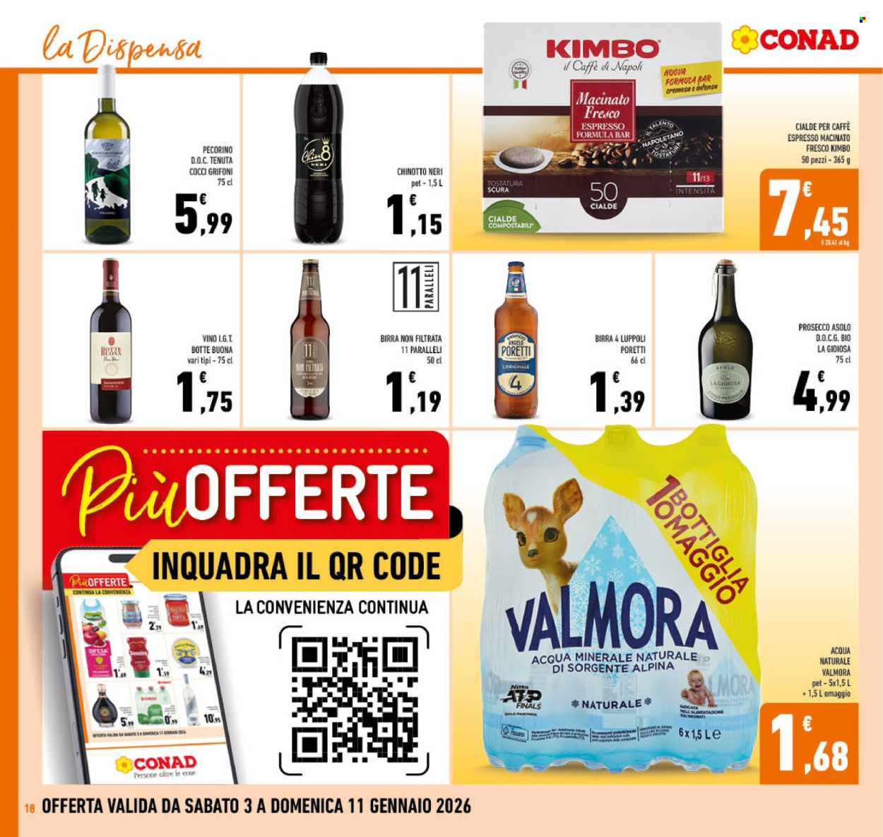 Volantino Conad - 3/1/2026 - 11/1/2026. Pagina 18
