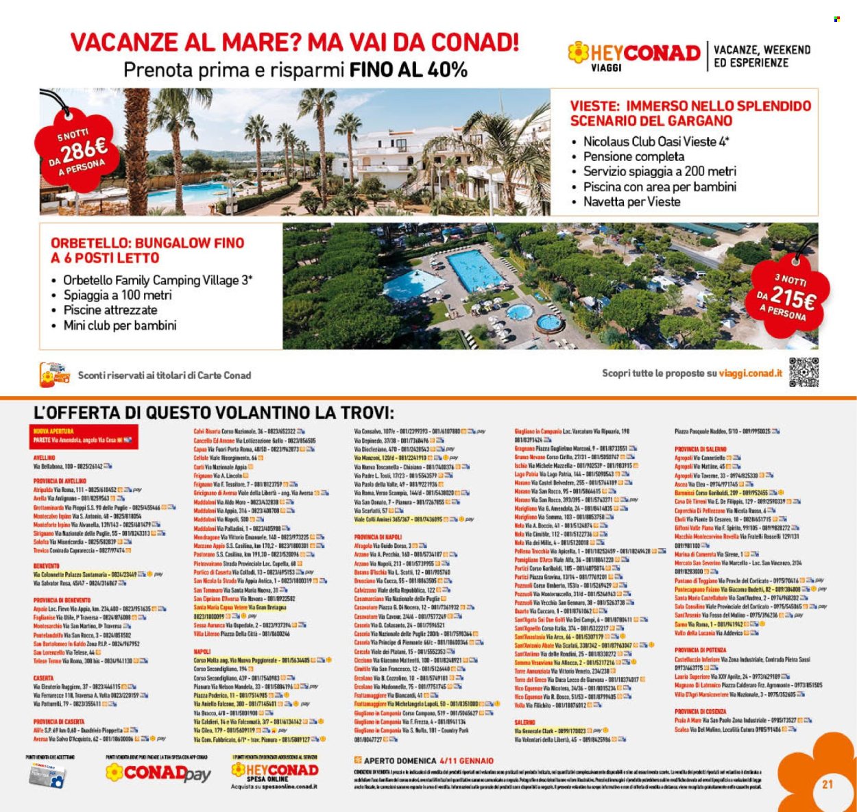 Volantino Conad - 3/1/2026 - 11/1/2026. Pagina 21