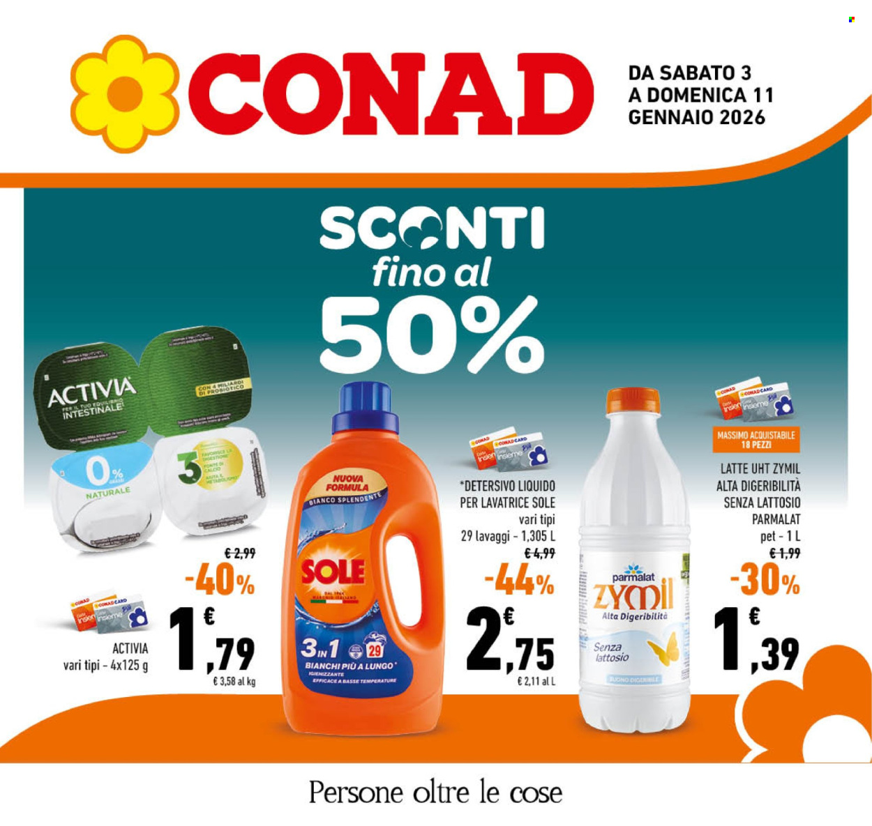 Volantino Conad - 3/1/2026 - 11/1/2026. Pagina 1