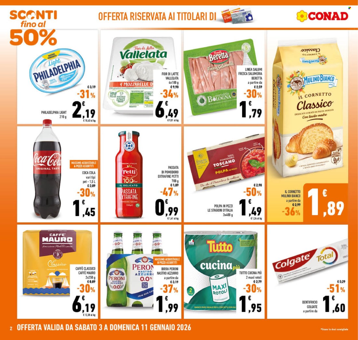 Volantino Conad - 3/1/2026 - 11/1/2026. Pagina 2