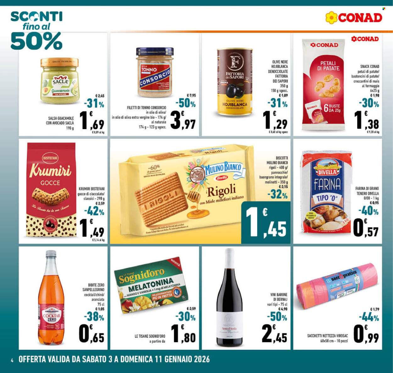 Volantino Conad - 3/1/2026 - 11/1/2026. Pagina 4