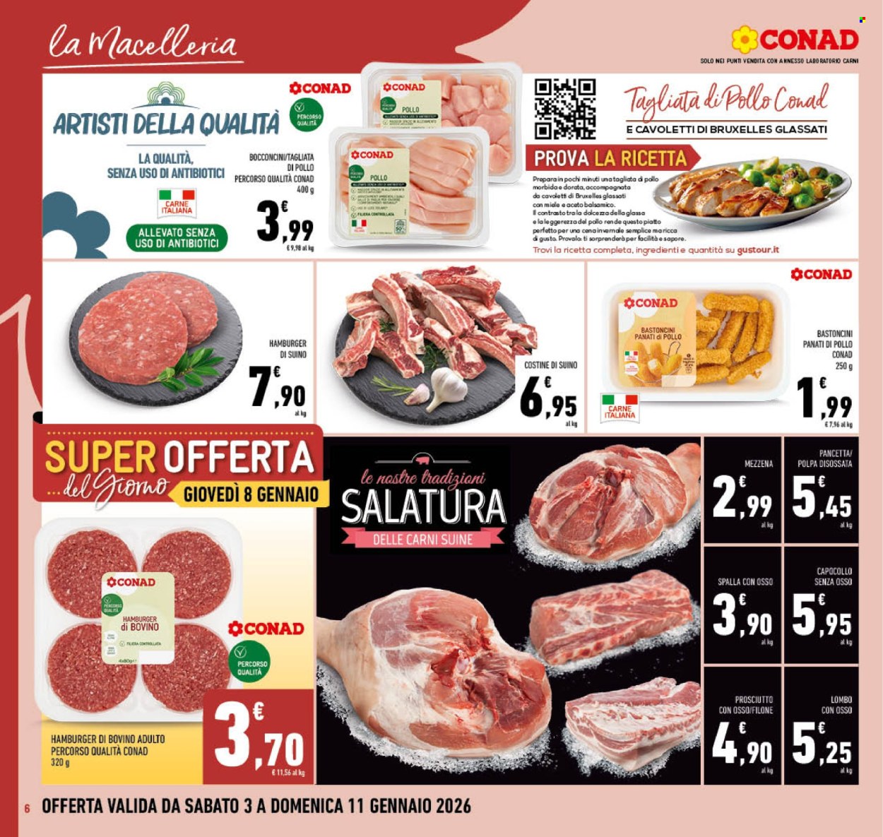 Volantino Conad - 3/1/2026 - 11/1/2026. Pagina 6