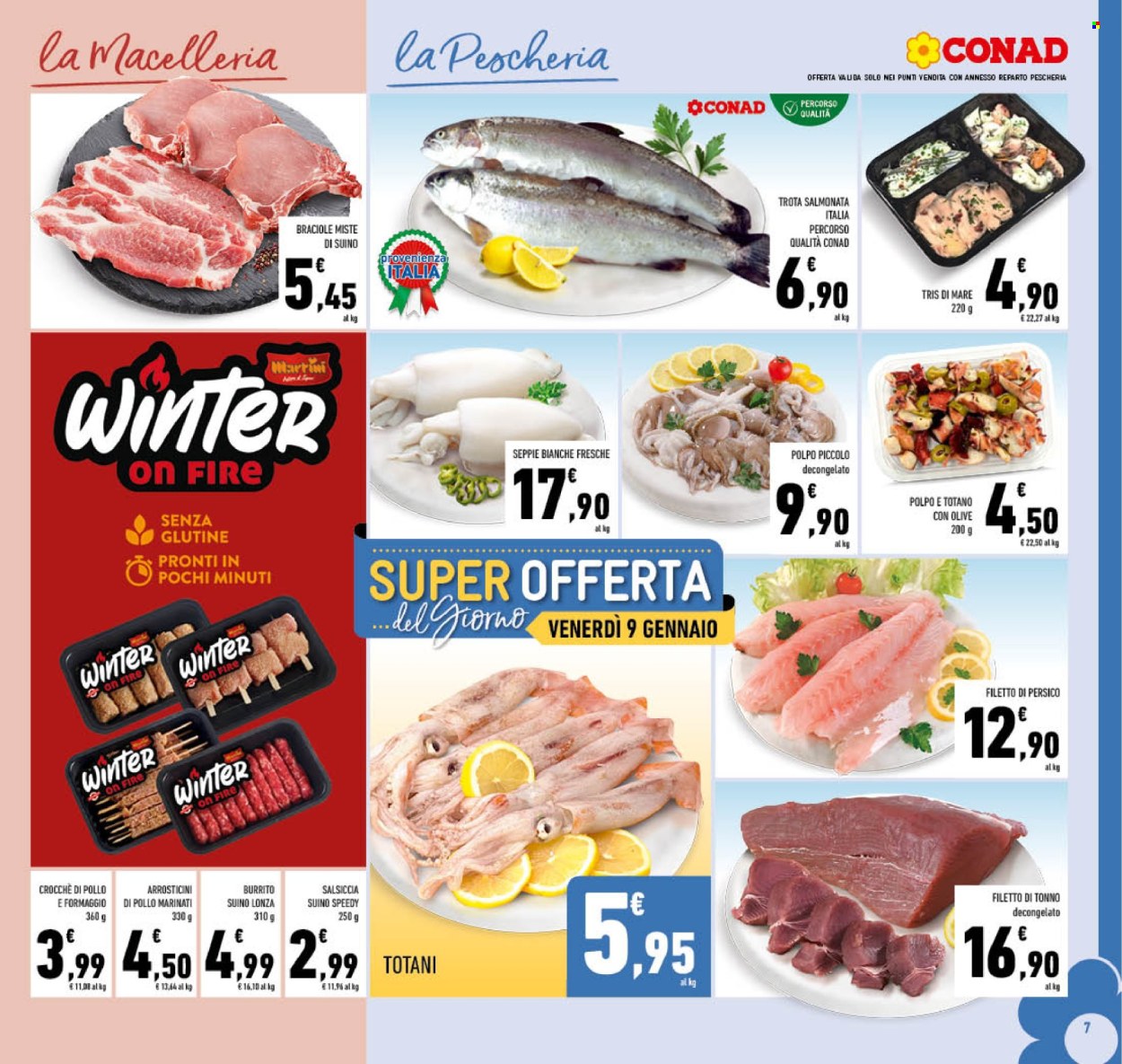 Volantino Conad - 3/1/2026 - 11/1/2026. Pagina 7