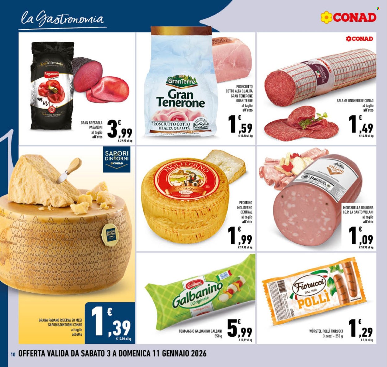 Volantino Conad - 3/1/2026 - 11/1/2026. Pagina 10