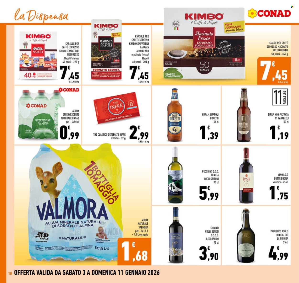 Volantino Conad - 3/1/2026 - 11/1/2026. Pagina 18