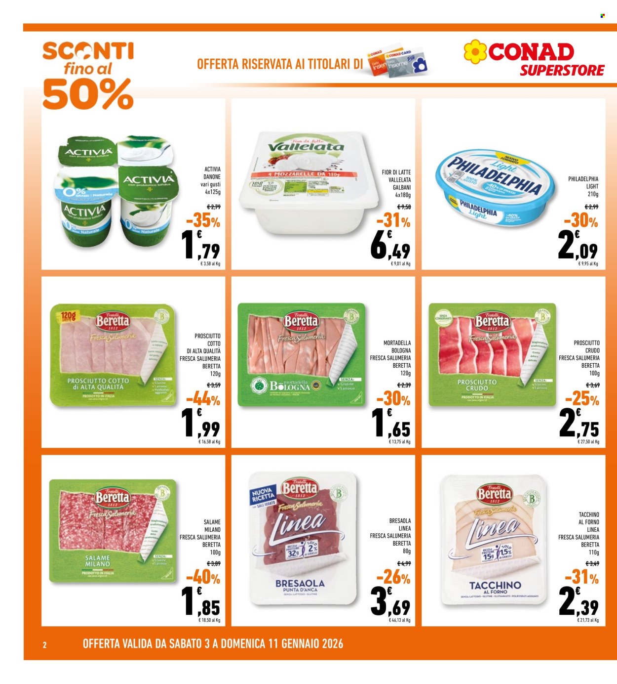 Volantino Conad Superstore - 3/1/2026 - 11/1/2026. Pagina 2