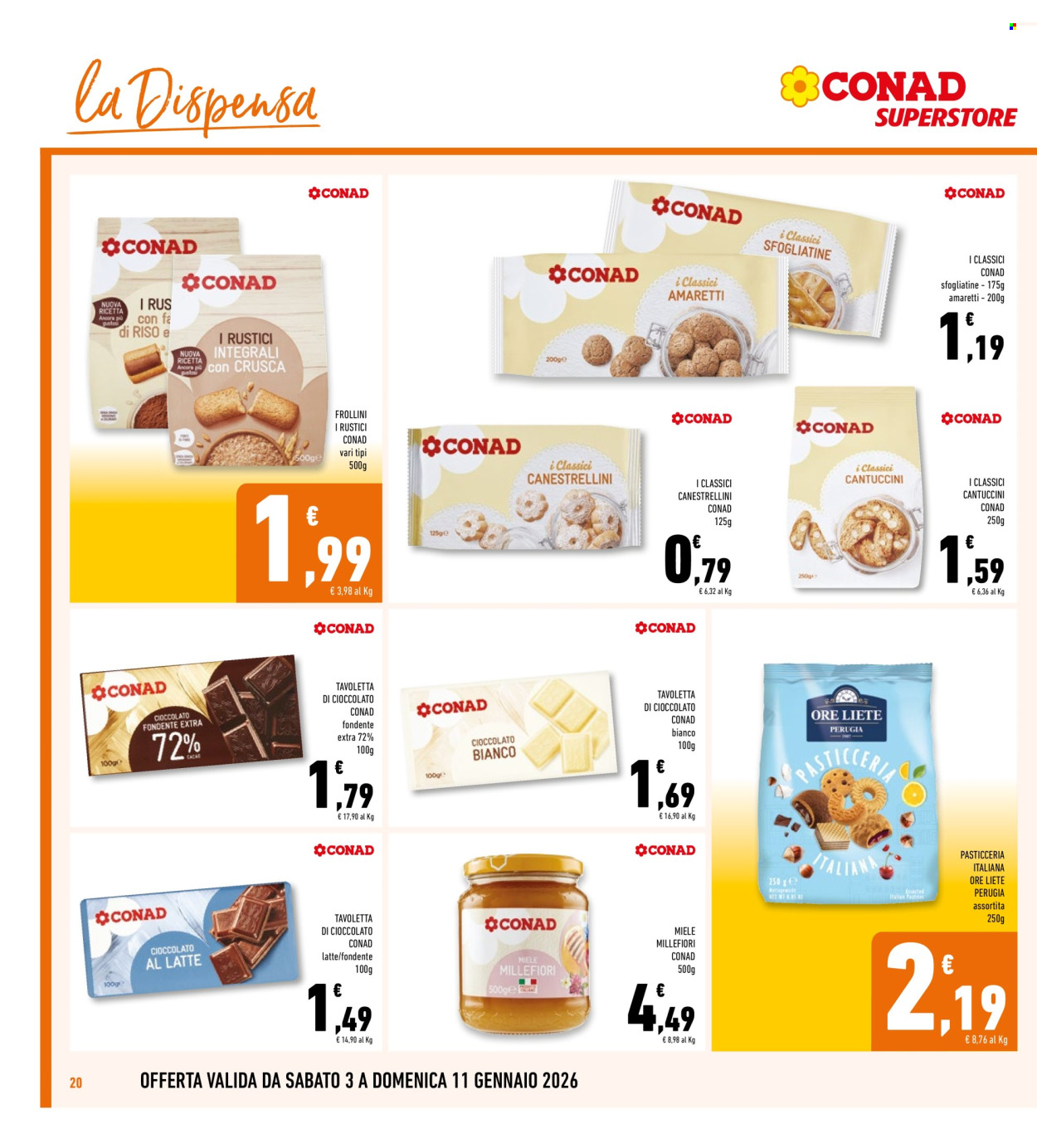 Volantino Conad Superstore - 3/1/2026 - 11/1/2026. Pagina 20