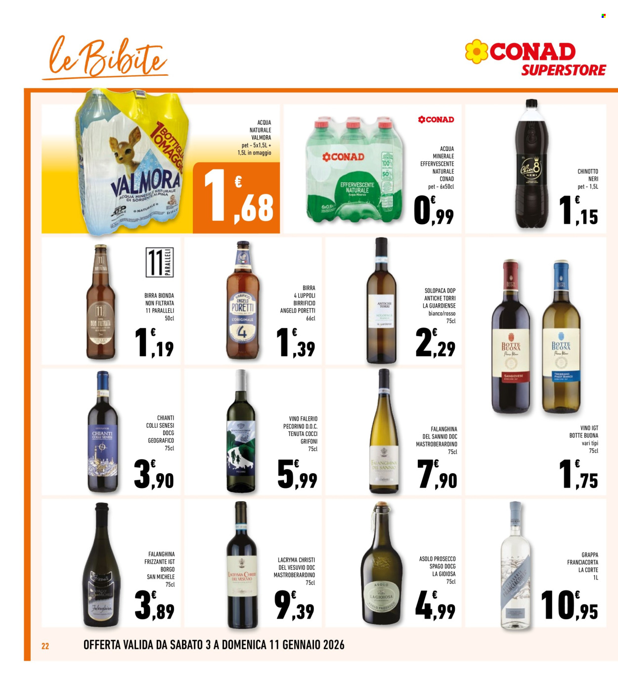 Volantino Conad Superstore - 3/1/2026 - 11/1/2026. Pagina 22