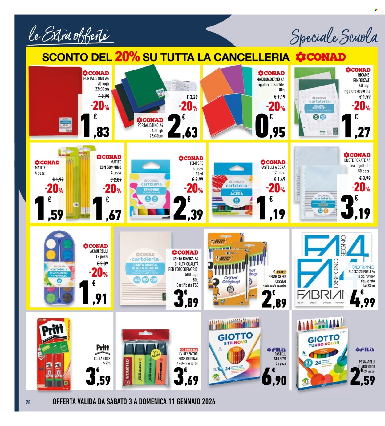 Volantino Conad Superstore - 3/1/2026 - 11/1/2026. Pagina 28
